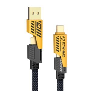 IFIXON 4-in-1 Fast Charging Cable (Yellow)